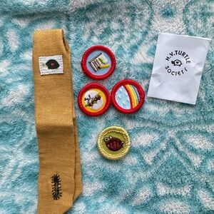 Hazel Village Turtle Society Parades Sash and Badges NEW